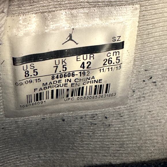 Size 8.5 - Nike Air Jordan 4 Retro OG White Cement 2016 Men's Shoes - Picture 7 of 9